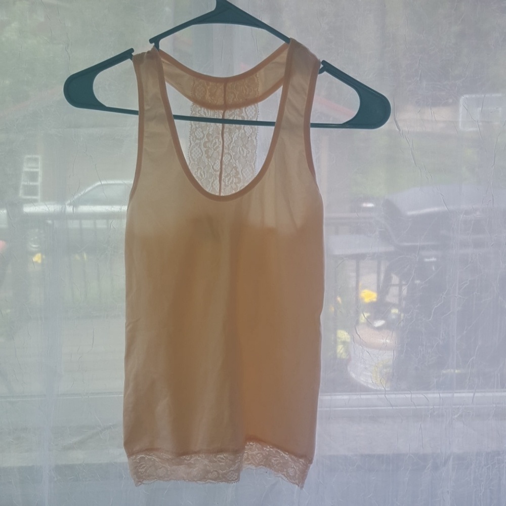 Lace back tunic